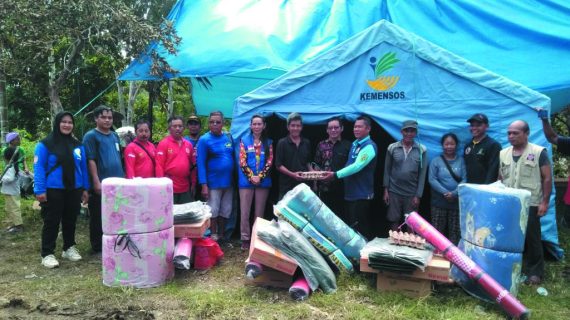 Distribusi Logistik Untuk Korban Kebakaran Di Kampung Anah.