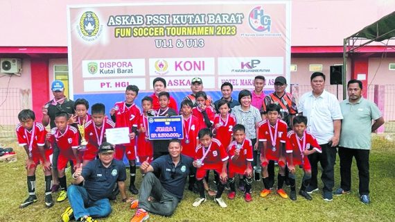 Pemerintah Mengapresiasi Pelaksaanaan Fun Soccer 2023 Kubar Sukses.