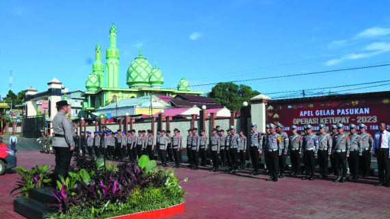Apel Gelar Pasukan Operasi Ketupat 2023 Dalam Rangka Pengamanan Idul Fitri 1444 H Tahun 2023