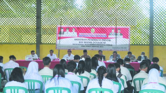 Sosialisasi Dan Pendidikan Politik Serta  Dialog Interaktif Di Kecamatan Linggang Bigung.