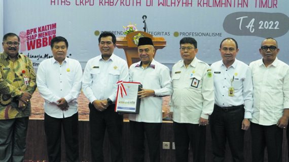 LHP Atas LKPD Kubar Tahun 2022  Mendapatkan Opini WTP.