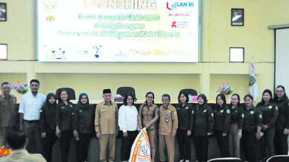 Launching Bank Sampah Unit “BaPPEda” Bapelitbangda