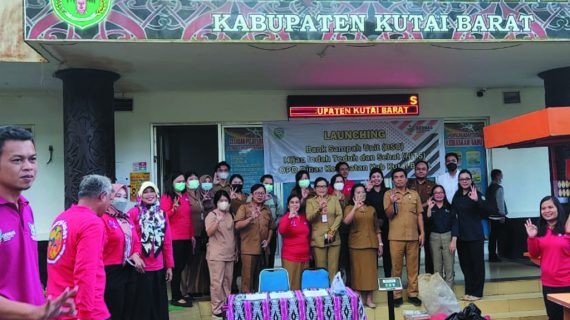 Dinas Kesehatan Louncing Bank Sampah Unit BSU-HITS.