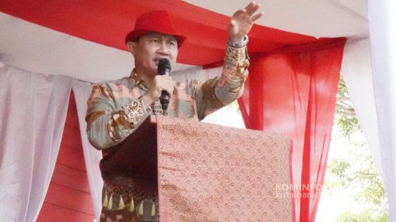 Peringatan HUT Kecamatan Muara Lawa Ke-58, Asisten III  Ikuti Festival 1000 Lemang