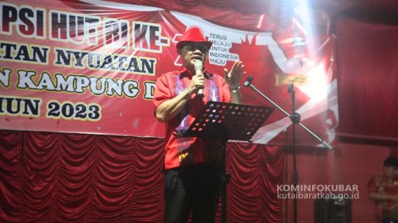 Malam Syukuran HUT RI KE 78 Kecamatan Nyuatan Dan Syukuran Kampung Dempar Tahun 2023