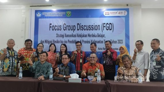 BPMP Kaltim Gelar FGD Strategi Kebijakan Merdeka Belajar Dan Mitigasi Resiko Isu-Isu
