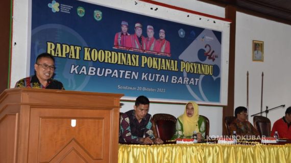 Sekretaris Dinas Kesehatan Kutai Barat Buka Rakor Pokjanal Posyandu Tingkat Kabupaten