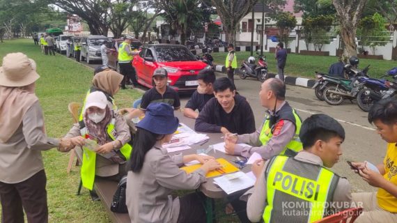 Bapenda Kaltim Di Wilayah Kutai Barat Menggelar Penertiban Pajak Kendaraan Bermotor