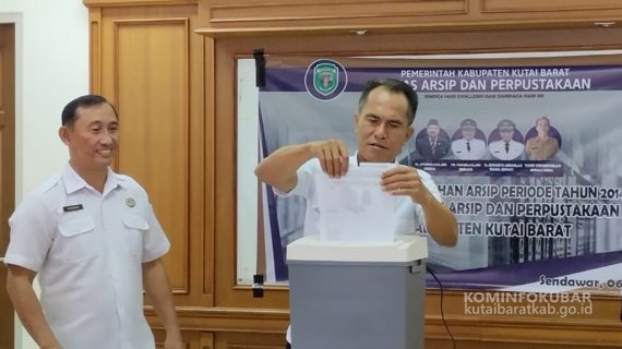 Dinas Arsip Dan Perpustakaan Kabupaten Kutai Barat Musnahkan Arsip Periode 2014-2016