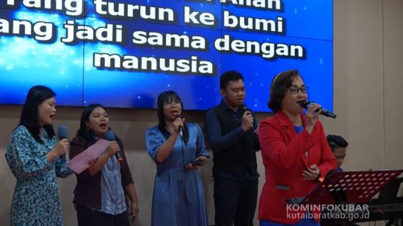 Dinas Komunikasi Dan Informatika Kutai  Barat Gelar Perayaan Natal