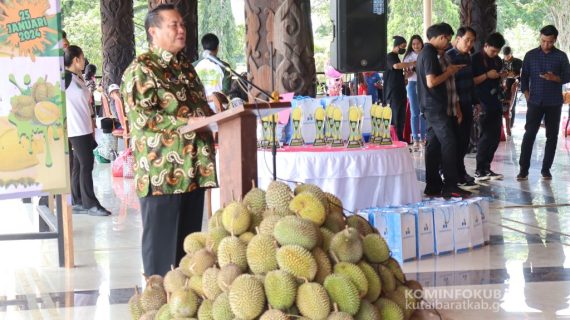 Kenalkan Buah Durian Kutai Barat, Dinas Pariwisata Kutai Barat Gelar Festival Durian