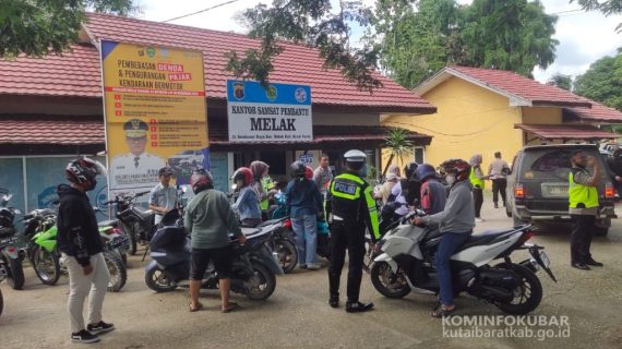 Tingkatkan Kedisiplinan Ketaatan Pajak Pengendara Lalu Lintas, UPTD. Pelayanan Pajak Dan Retribusi Daerah Gelar Penertiban PKB