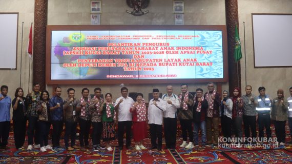 Wakil Bupati Kutai Barat Saksikan Pelantikan Pengurus APSAI Kutai Barat Periode 2023-2028
