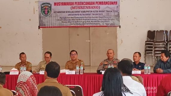 Wujudkan Kutai Barat Semakin Adil, Mandiri Dan Sejahtera Berlandaskan Ekonomi Kerakyatan, Kecamatan Sekolaq Darat Gelar Musrenbang