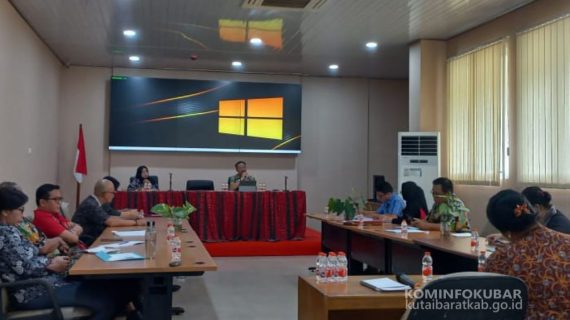 Dalam Rangka Evaluasi Kinerja, Dinas Komunikasi dan Informatika Kutai Barat gelar Rapat Evaluasi