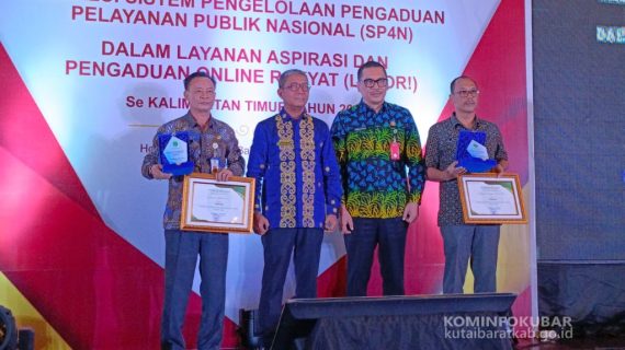 Dinas Komunikasi Dan Informatika Kutai Barat Raih Predikat Terbaik Satu Penyelenggaraan SP4N-LAPOR