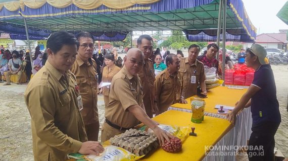Ikuti Apel Siaga Pengamanan Pasokan, Dinas Ketahanan Pangan Kutai Barat Gelar Gerakan Pangan Murah Jelang Idul Fitri