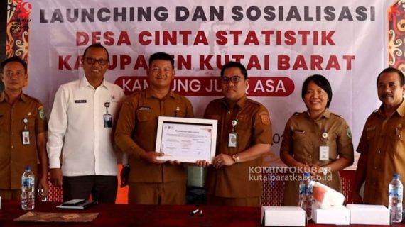 BPS Kutai Barat Luncurkan dan Canangkan Kampung Juaq Asa “Desa Cinta Statistik”