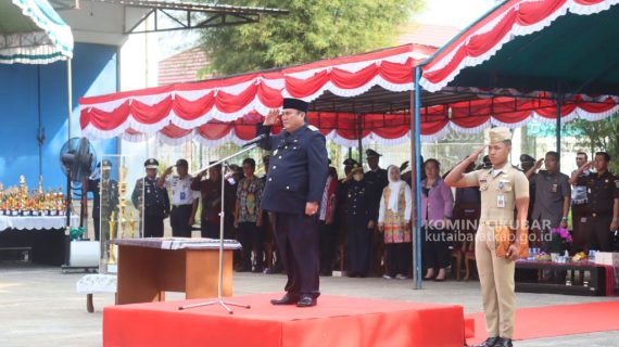 Peringati Harhubnas Ke 54, Dishub Kutai Barat Bersama UPBU Melalan Laksanakan Upacara Peringatan