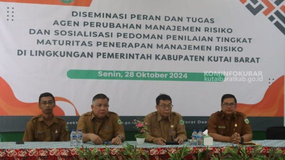 Inspektorat Kutai Barat Gelar Diseminasi Peran Agen Perubahan untuk Tingkatkan Manajemen Risiko