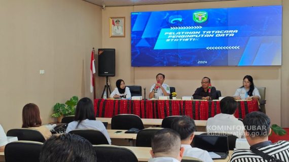 Diskominfo Kutai Barat Gelar Pelatihan Tata Cara Penginputan Statistik Sektoral